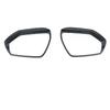 For Hyundai Elantra 2021 2022 2023 2024 Carbon Fiber Mirror Rain Eyebrow Trim 2X