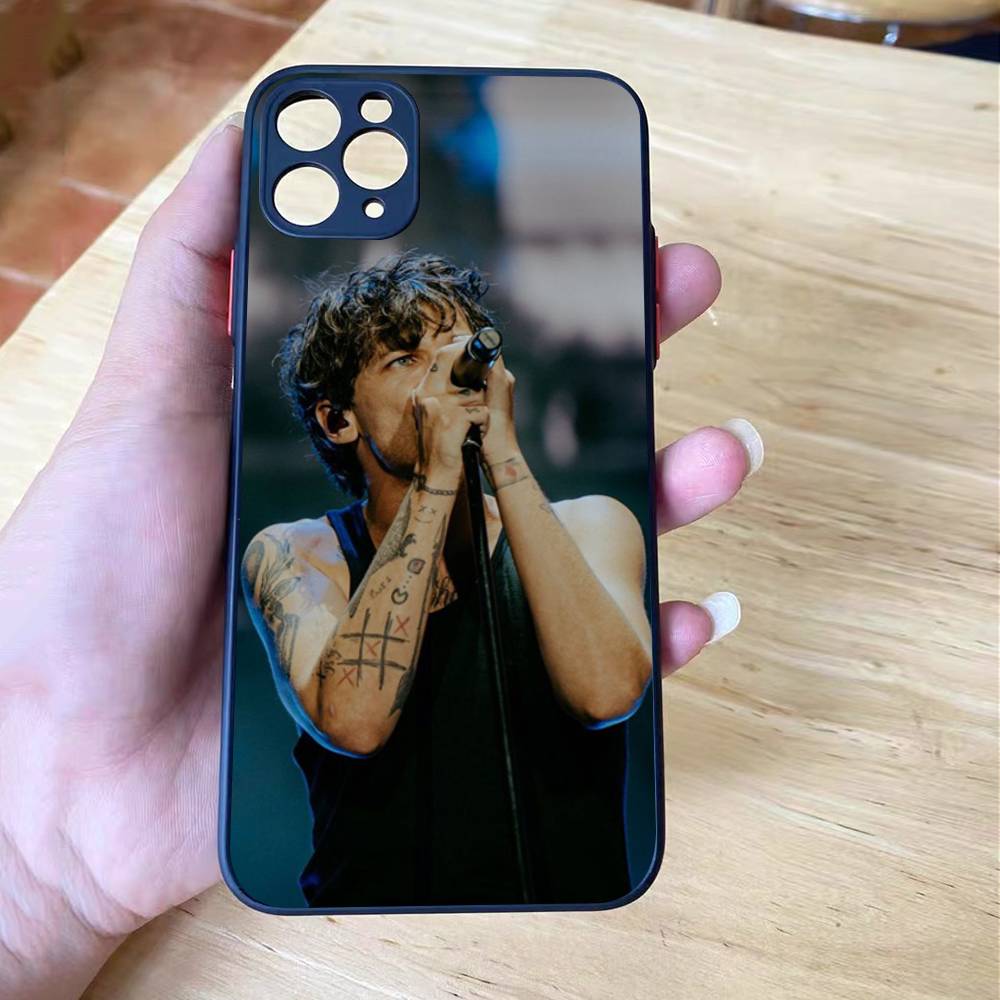 Singer L-Louis T-Tomlinson For iPhone Case 16 15 14 13 12 11 Pro xs Max Anti-Drop Soft Phone Y2K Cover Hard shell back