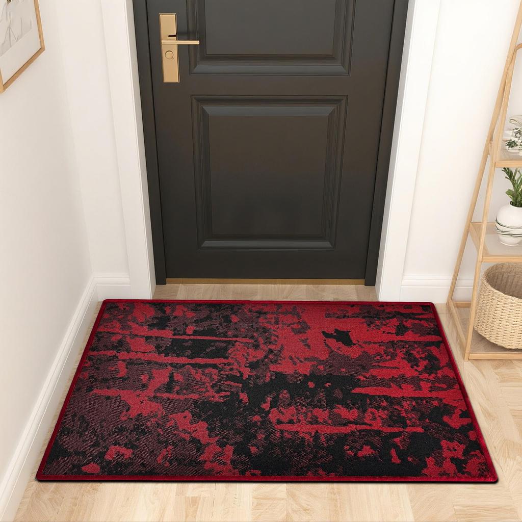 Household Floor Mat Simple and Absorbent Anti Slip Bathroom Floor Mat Toilet Floor Mat Carpet