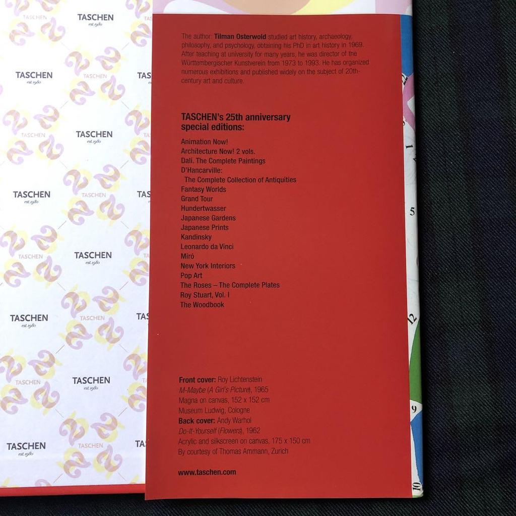 [USED] POP ART / Tilman Osterwold / TASCHEN