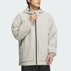 Adidas Puffer Jacket Men's Sesame Light Gray JY4194