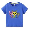 Summer Sprunki Kids Clothes Incredibox Boys Girls  T-shirts Cartoon Game Character Print Tops Cool Comfortable Short Gift