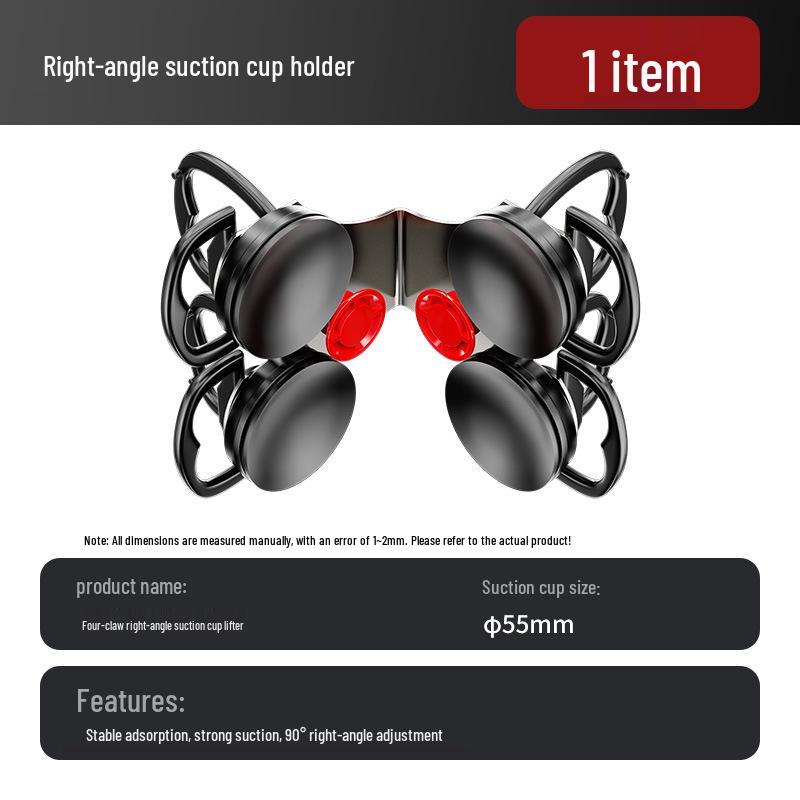 90° Right Angle Tile Glass Suction Cup Fixer & Corner Joint Leveler