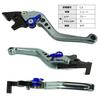 C8 Gray (Blue) 125cc CUB Brake Lever, 6-Position Adjustment, Compatible with Super Cub 125, CT125, Hunter Cub, and Dax 125