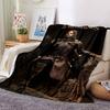 1pc Aragorn Lord of the Rings Flannel Blanket Soft Warm Throw for Home, Office, Travel, All Season Cozy Bedding Gift, Office