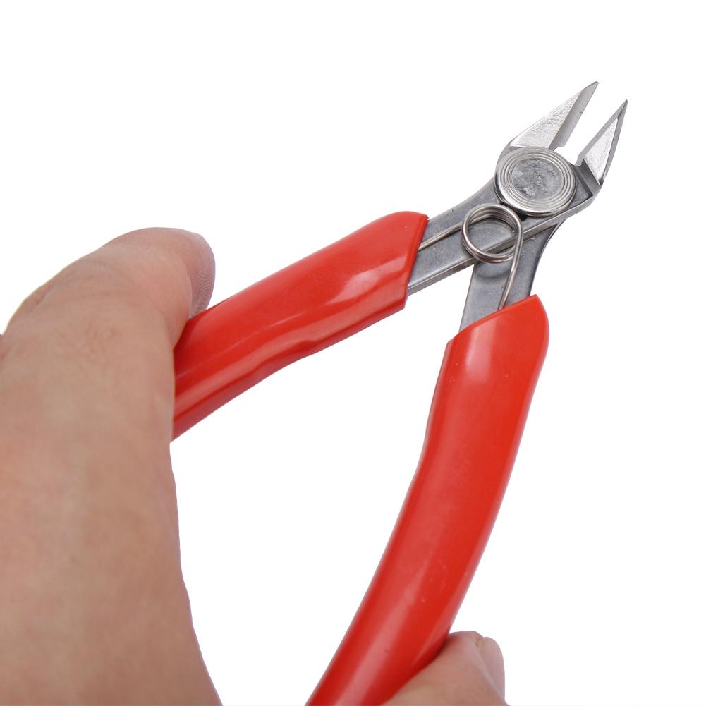 107F1 Electronic Diagonal Pliers Cable Side Cutting Nippers Wire Cutter Hand Tool L