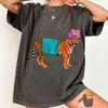 Lustiges Tiger Shirt Comfort Colors® Vintage Kleidung Geschenk Turban Großkatze Grafik Tier T-Shirt