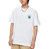 Li-Ning X Disney Co-Branded Skateboard Series Cartoon Alphabet Print Cotton T-Shirt Unisex Tops White AHSS617-2