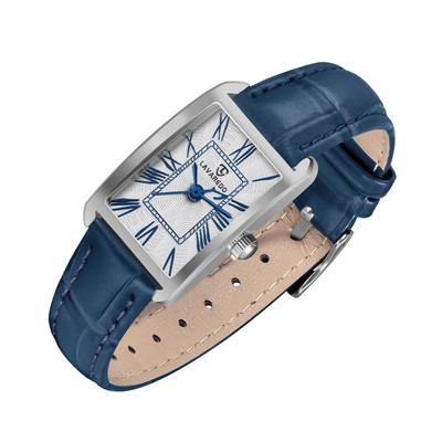 ShunkanSai Analog Quartz Watch with Leather Slim Stylish Waterproof Square Simple Popular for Casual and Perfect Gift for or Celebration Women's