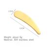 Crescent Moon Shape Face Cream Spoon 304 Stainless Steel Facial Mask Spoon Beauty Skin Care Tool