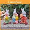 Colorful Easter Bunny Figurine With Egg Design Perfect For Home And Garden Decor