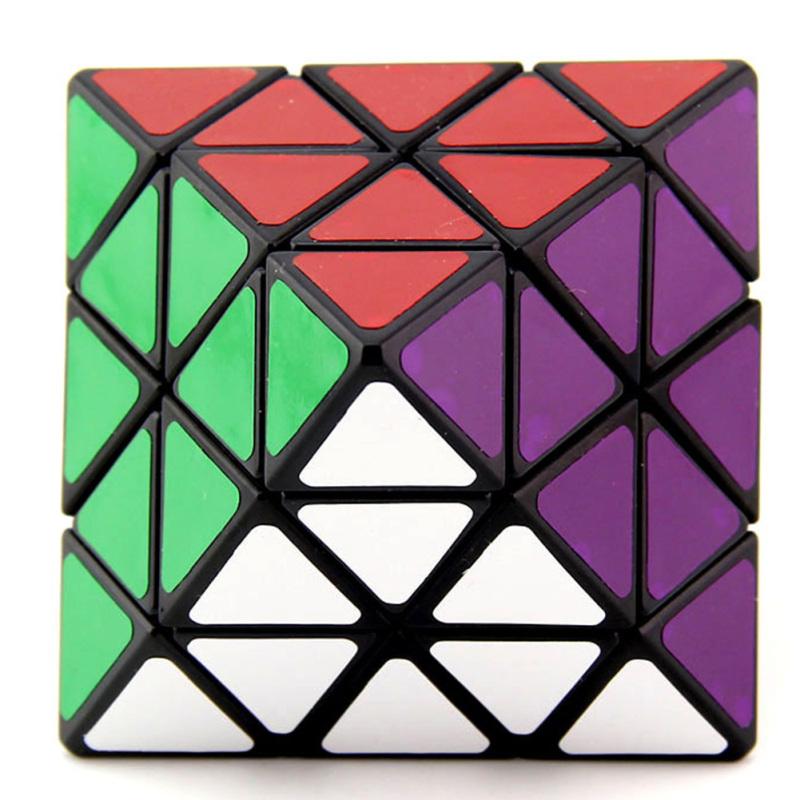POTAN Lanlan Magic Cube Octahedron Diamonds Sticker Smooth Speed ​​Cube Educational Toy