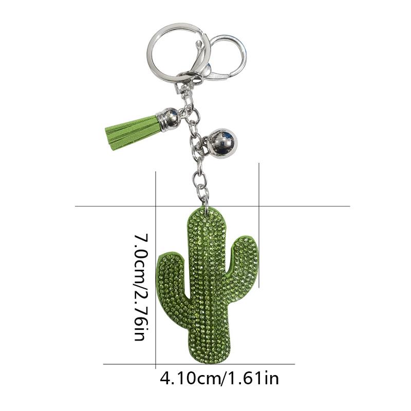 

1 шт. Женский брелок Чехол для мобильного телефона Брелок кактус Кошелек Прочный Прочный и Долговечный Украшение