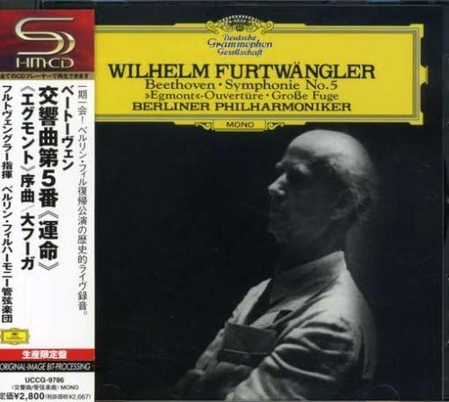 

CD FURTWÄNGLER (WILHELM), BERLIN PHILH - Beethoven: Symphony No. 5 Fate , e UCCG9786 Japan Classical Used