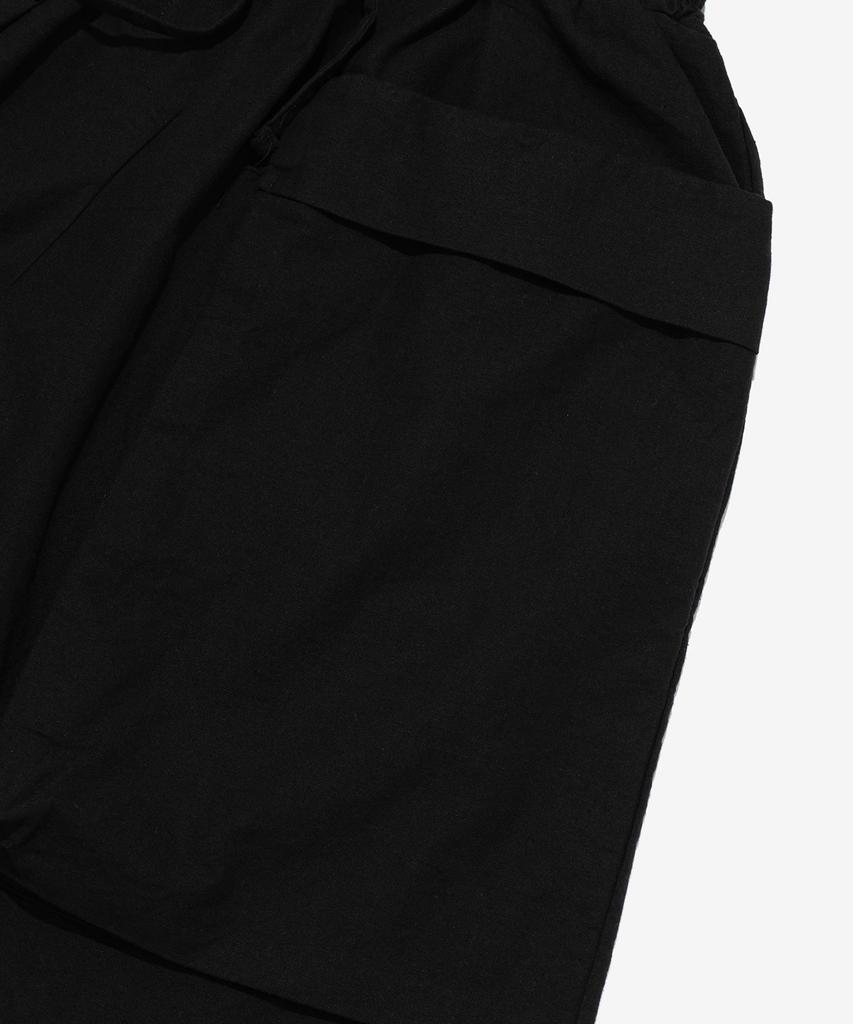 Cargo Bros Damen Bermuda-Hose mit Außentaschen im Americana-Stil (Schwarz)