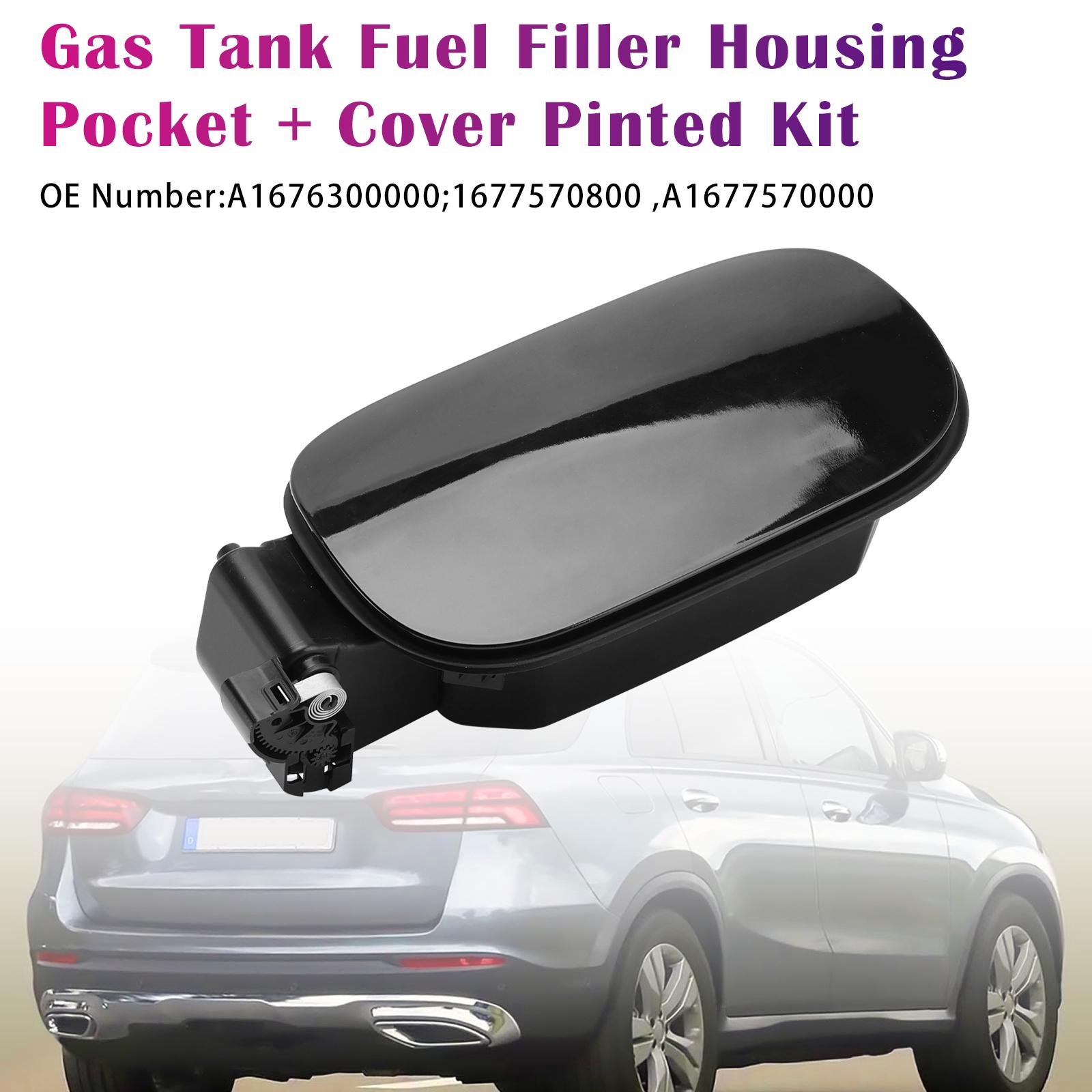 

Gas Tank Fuel Filler Housing Pocket + Cover Pinted Kit For Mercedes GLE W167 2019-2025