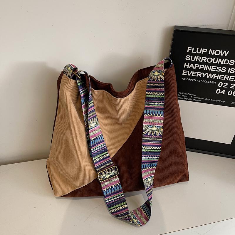 Large Capacity Shoulder Bag Women's Commuter Tote Bag Crossbody Bag