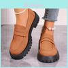 2024 Herbst Neue Stilvolle Loafer Bequeme Lässige Britischer Stil Damenschuhe Mit Klobiger Dicke Sohle
