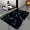 Marble Toilet Door Mat, Anti-slip Bathroom, Easy To Maintain, Water-absorbent and Quick-drying Floor Mat, Home Decoration