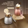 New titanium-coated small water cup - personalized design insulated cup - home use outdoor portable drinking bottle