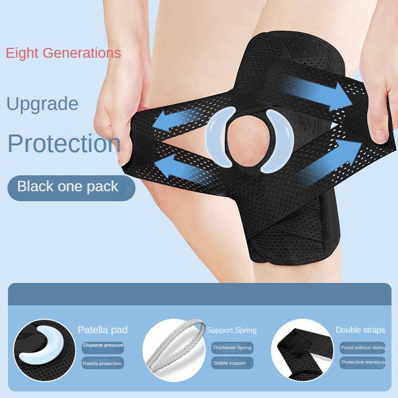 Knieschoner, Dünn, Atmungsaktiv, Sommer Meniskus Spezialschutz bei Knieverletzungen, Feste Schutzausrüstung