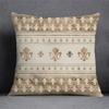 Home Decor Fleur-De-Lis Patterned Decorative Pillow Covers Pattern Cushion Cover Suitable For Sofa Bedroom Car Pillow Cover