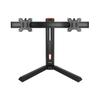 Tooq Gaming Table Monitor Support for 2 Screens 17 Inches - 27 Inches