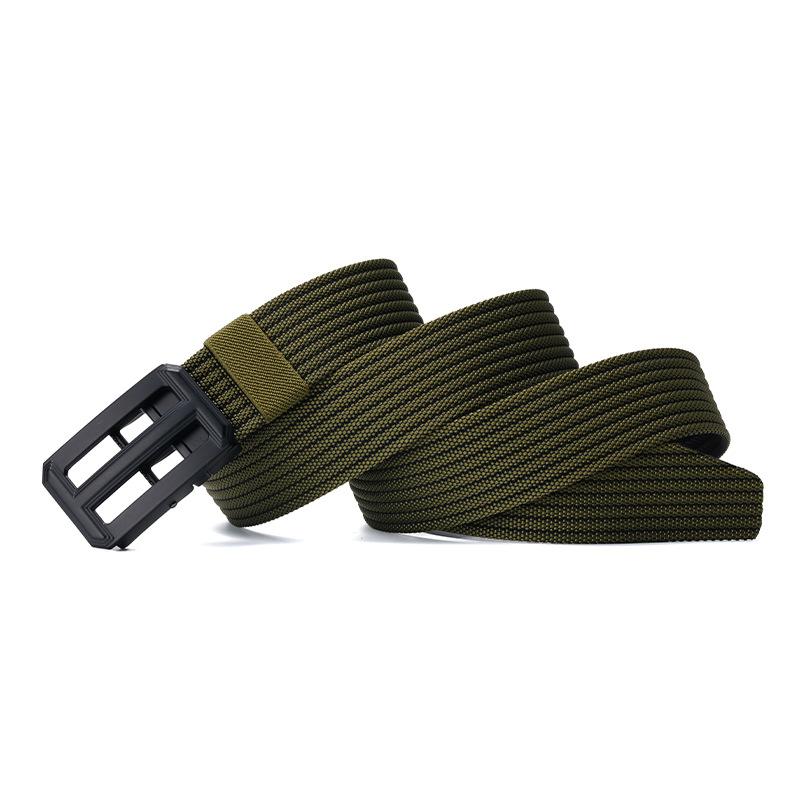 Men'S Belt Hot-Selling Automatic Buckle Durable Nylon Tactical Braided Belt Middle-Aged And Young Outdoor Belt Belt