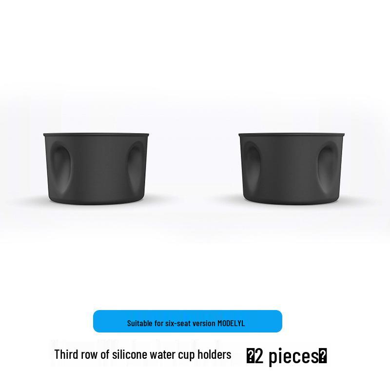 Six-Seater Model Y Tesla Third Row Silicone Cup Holder