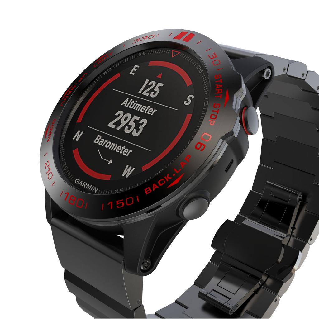 Bezel Ring Styling Frame Case for Garmin Fenix 5x 5x Plus 3 3HR Smart Watch Stainless Steel Cover Anti-scratch Protection Ring