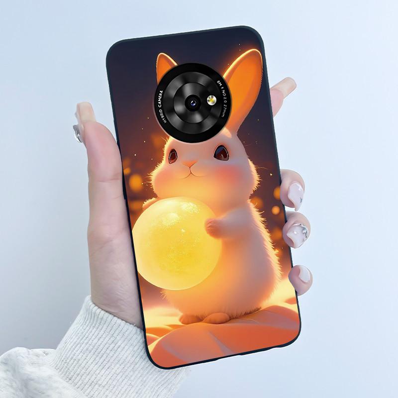 Casing For TCL Suixuetang M1 / OneTouch T615N Phone Case Luxury Dragon Cute Cool Boys Girls Soft Silicone Back Cover Black Shell