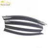 Tiguan X 21 Rain Deflectors & Sun Visor Trim with Bright Strips - Exterior Accessories