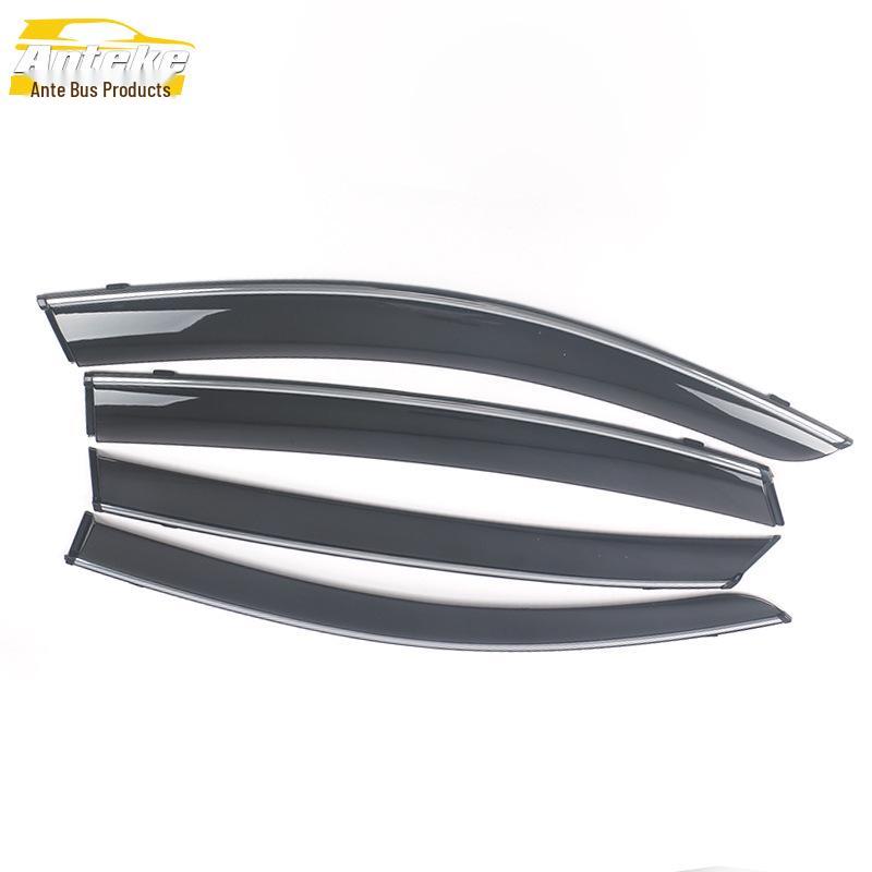 Tiguan X 21 Rain Deflectors & Sun Visor Trim with Bright Strips - Exterior Accessories