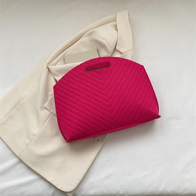 

Stylish Large Capacity Tote Bag For Women Ideal For Casual Commuting And Spring Fashion фуксія