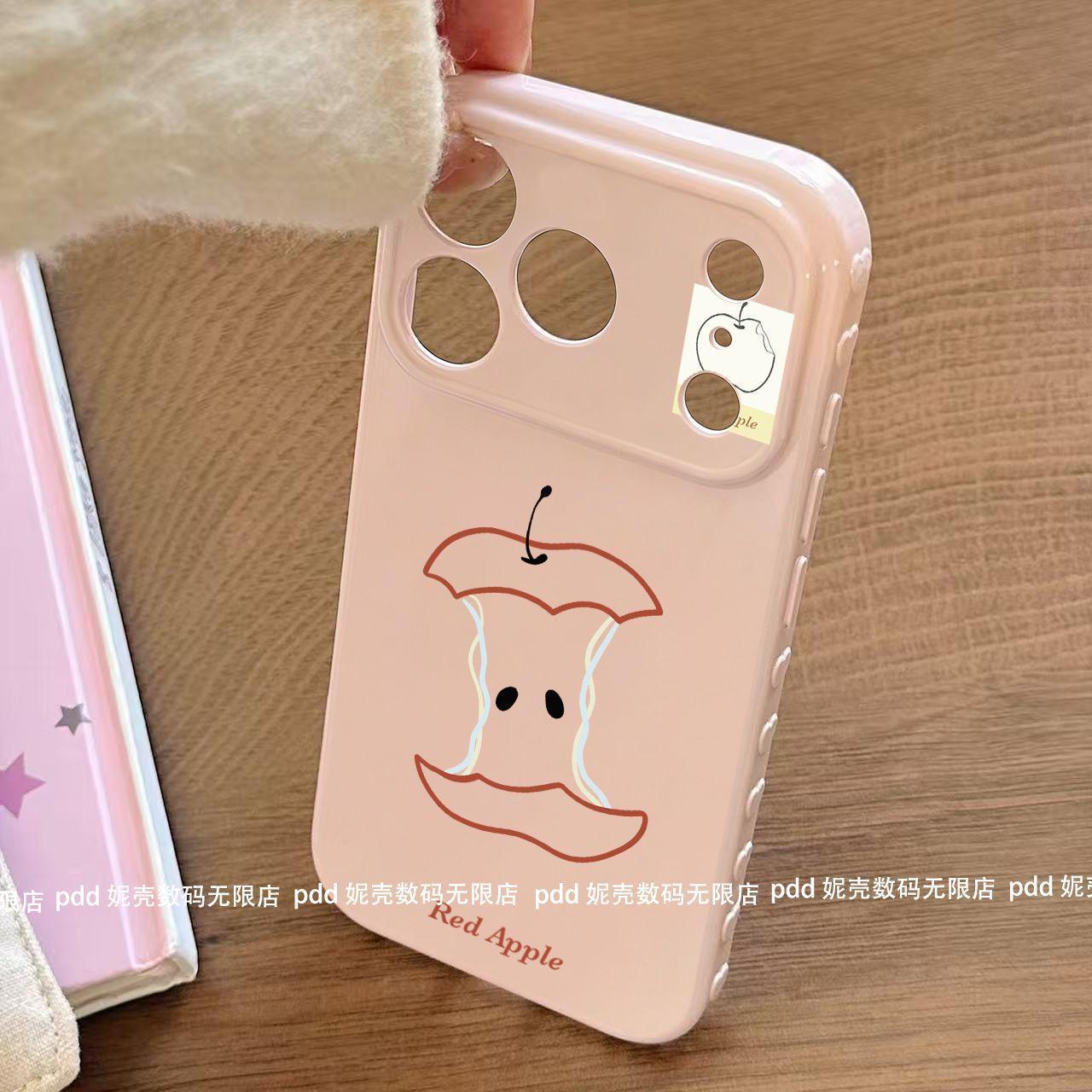 

iPhone 17 Pro Max Heart Design Soft Case with Large Clear Window 16 Pro