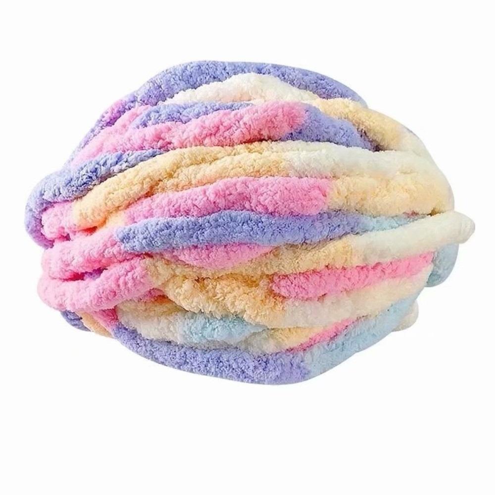 Multicolor Chunky Chenille Yarn Soft Fluffy Giant Bulky Yarn Bunk Bed Ladder Decor