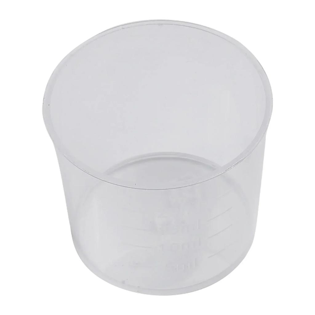 20pcs Measure Cups Dual Scales Cup Container 10/20/30ml Transparent Plastics Measuring Tools And Gadgets For Kitchen Or Lab