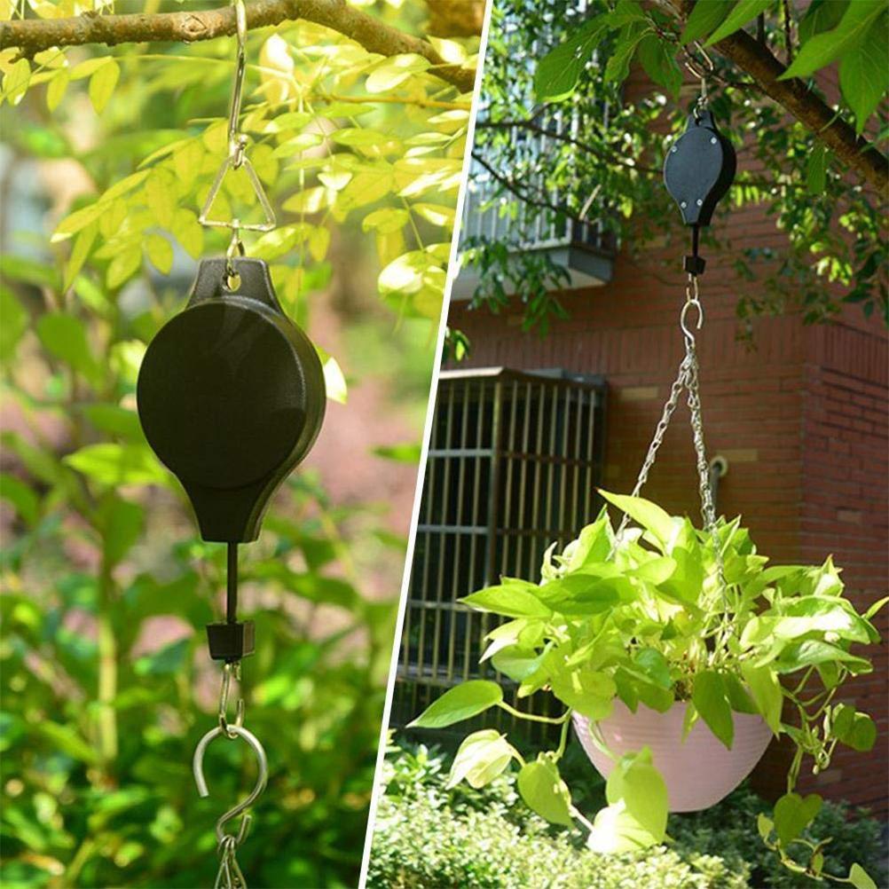 Retractable Plant Pulley Adjustable Plant Hanger Hanging Flower Hook