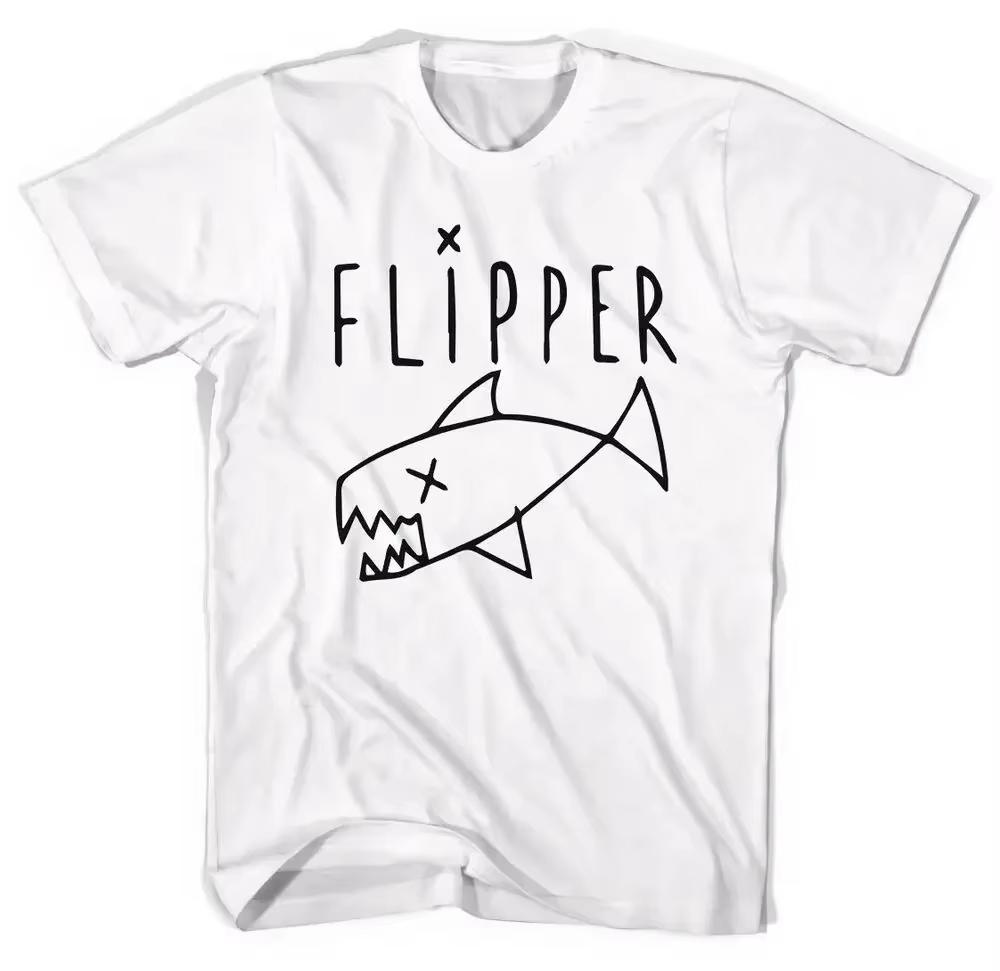 

2025 Short Sleeved Round Neck Y2k Tshirt Men Clothing New in Top Tees Mens TShirt Camisetas Flipper Worn By Kurt Cobain Tops S