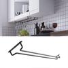 Iron Under Cabinet Stemware Wine Glass Holder Bar for Kitchen Restaurant Organizer Glasses Storage Hanger Accessories