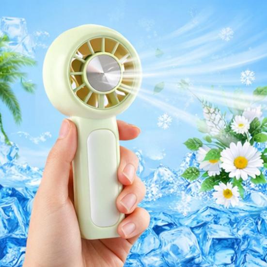 Handheld Fan USB Charging Portable Mini Fan for Outdoor Office High Speed Desktop Fan Lightweight Compact Cooling Fan for Travel Camping Personal
