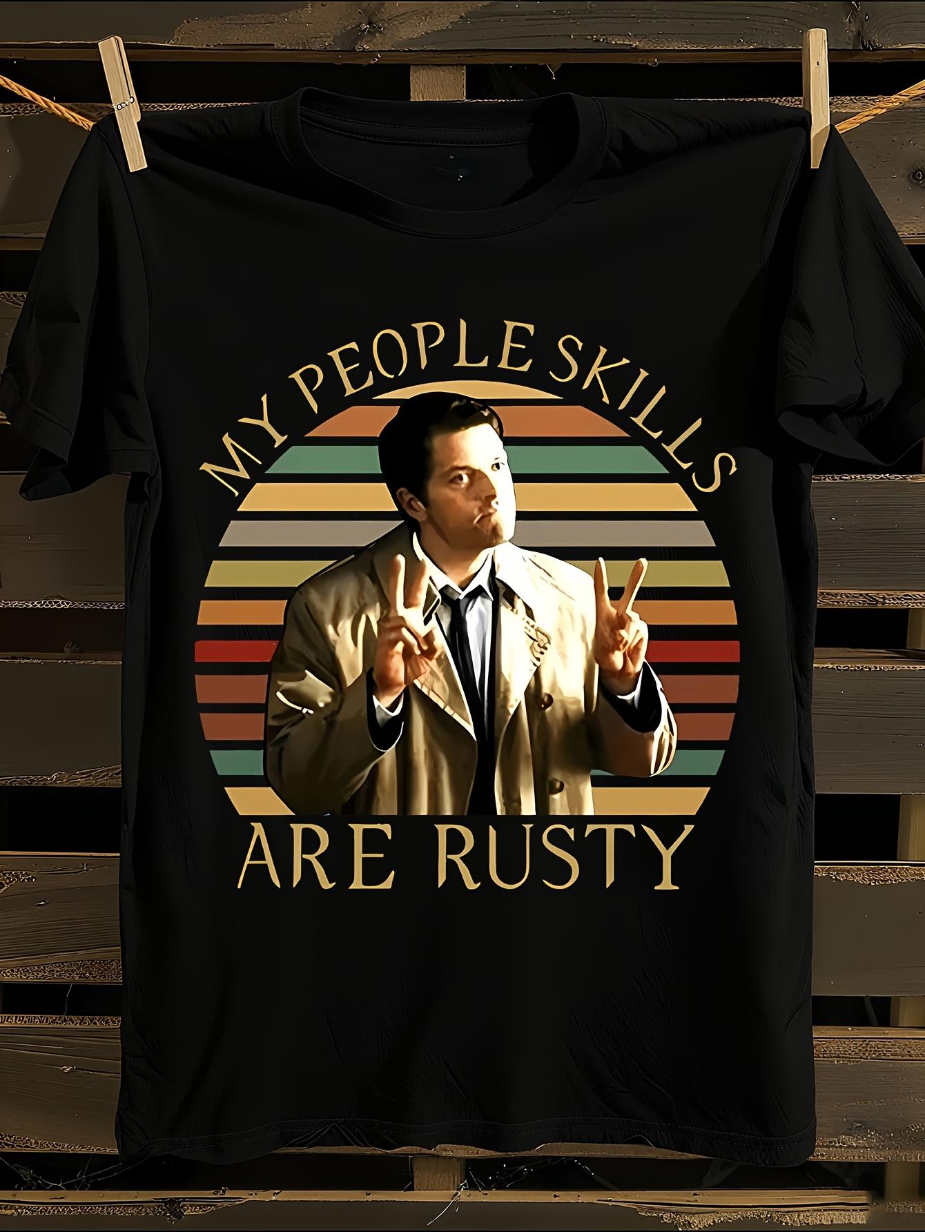 Supernatural TV Show Castiel My People Skills Are Rusty G... S