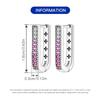 925 Silver Hoop Earrings for Women Simple Silver Fashion Star Moon Zircon Earrings Fine Jewelry New Year Women Gifts