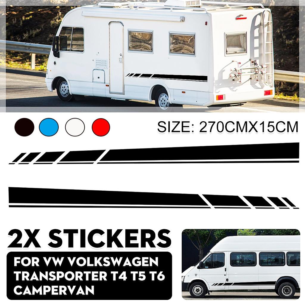 2 x VW Camper Autocollants signes 2 x VW Camper Autocollants signes