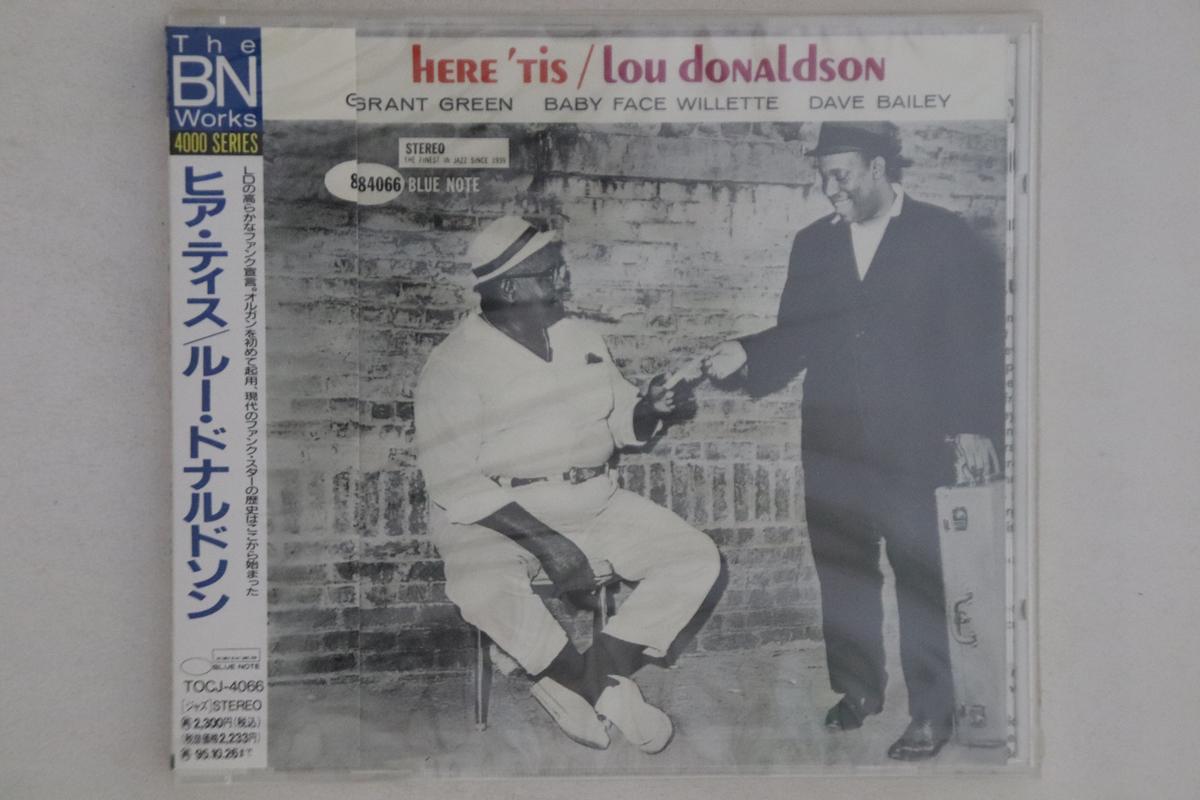 

CD LOU DONALDSON - Here tis TOCJ4066PROMO BLUE NOTE 1993 Japan Obi Jazz Used