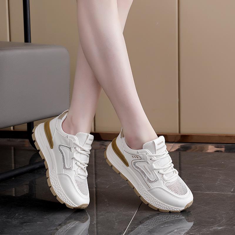 Mesh breathable Forrest Gump shoes women's 2025 summer new versatile fashion casual little white sports board shoes women's 8861-3