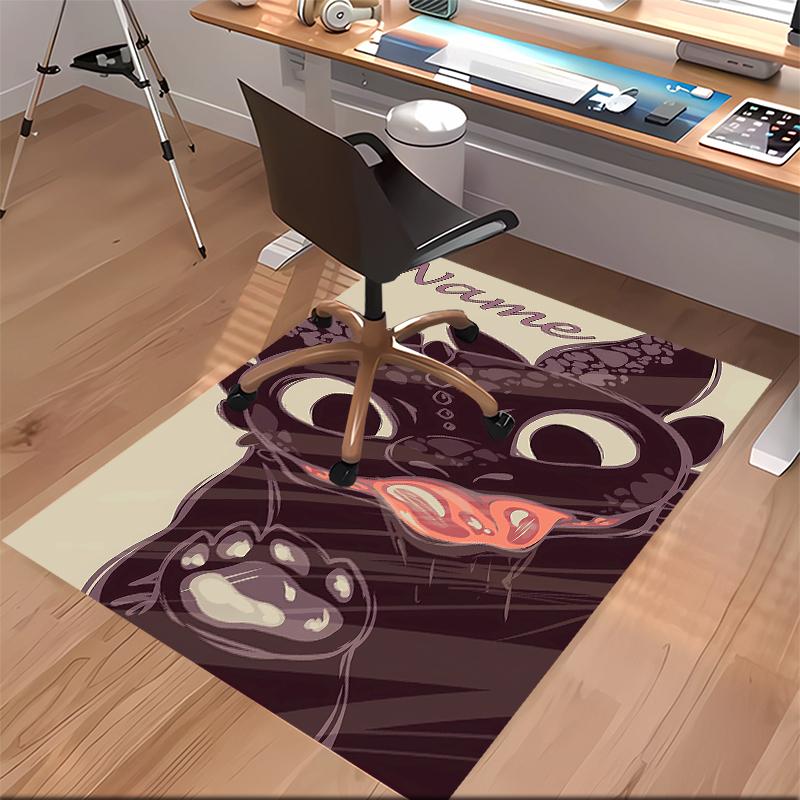 Custom Personalization How To Train Your Dragon Toothless Print Area Rug - Soft, Washable Non-Slip Indoor Mat,Living Room,Home&Office Decorative Rug