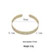 Gold Plated Half-Open Hollow Star Moon Bracelet - Women’s Cuff, Colorfast
