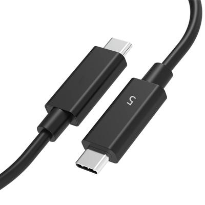 POTRRCIUSUER Thunderbolt 5 Thunderbolt 5 80Gbps Bidirectional Data 240W PD and USB 4 Compatible with and Game Consoles 0.3m USB-C Cable, Transfer,