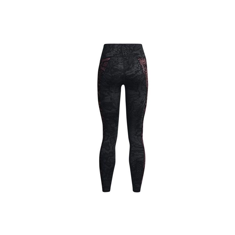 Under Armour Rush Casual Printed Training Leggings Women Leggings Black 1365729-001